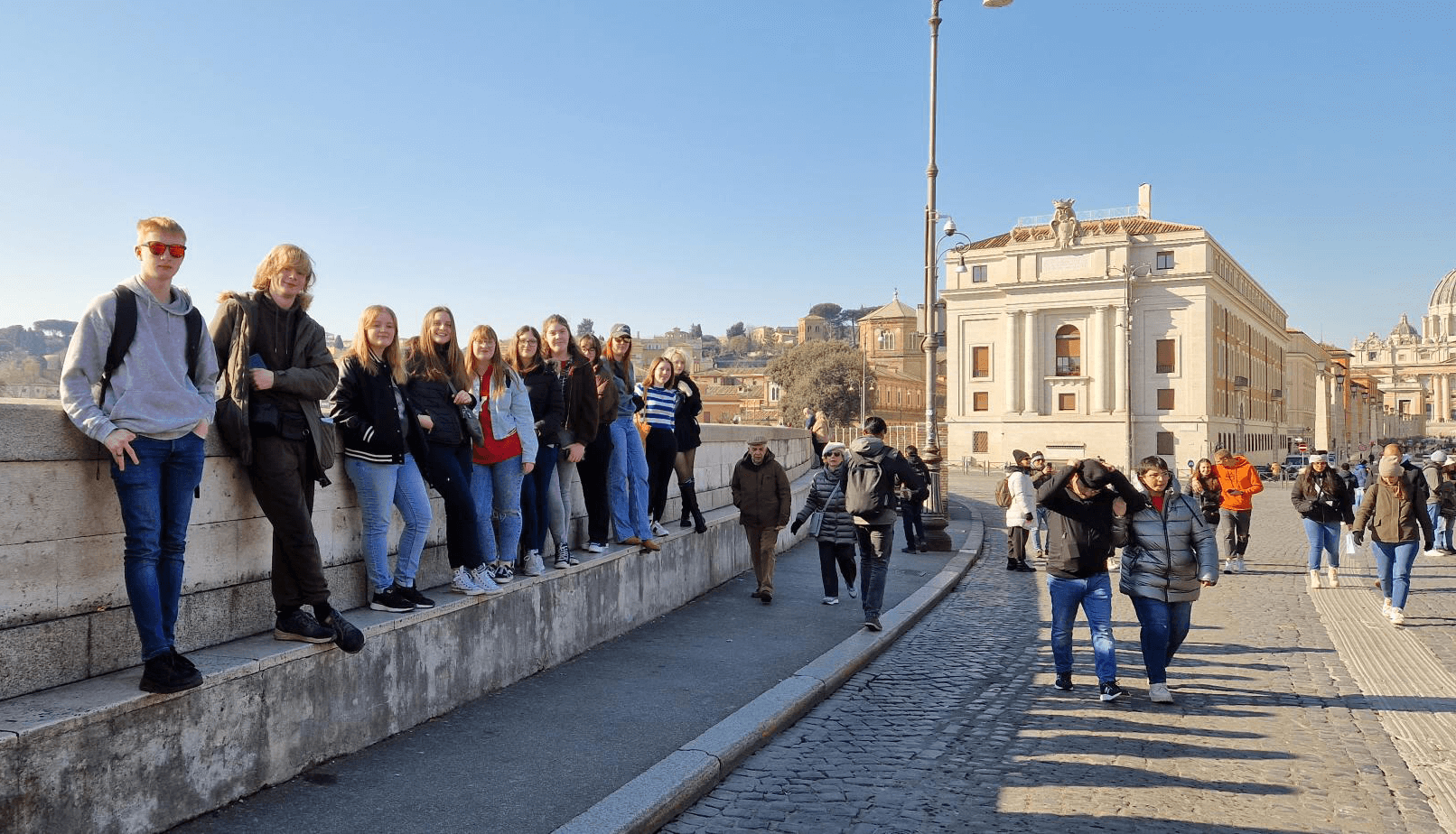 Students on Class Trip